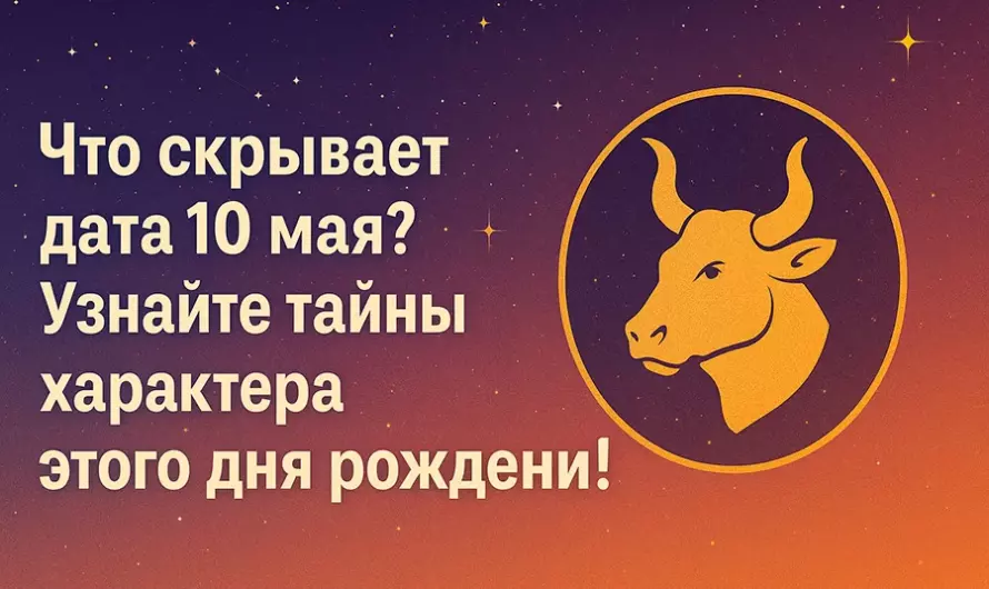 Что скрывает дата 10 мая? Узнайте тайны характера этого дня рождения!