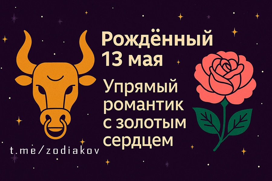 Подробная характеристика человека, родившегося 13 мая