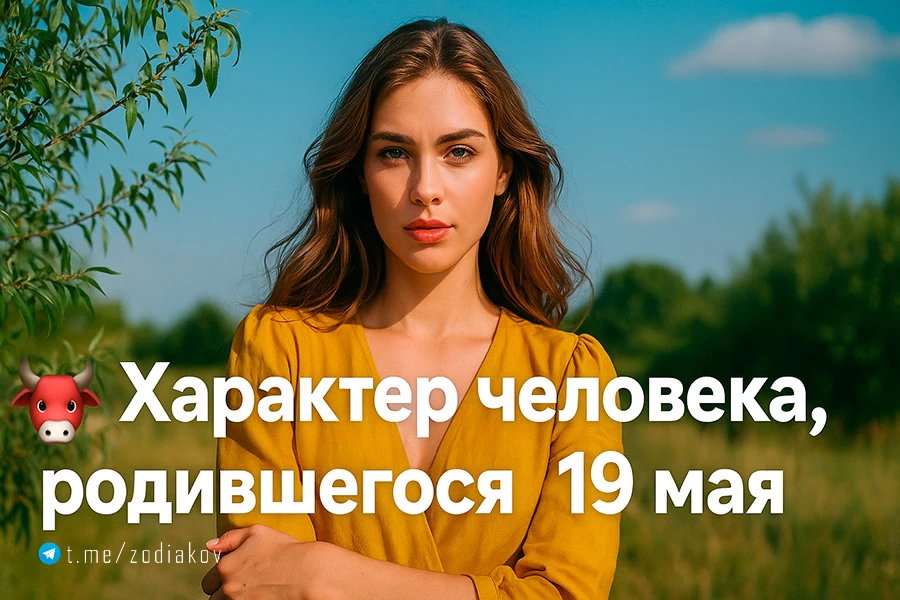 Подробная характеристика человека, родившегося 19 мая