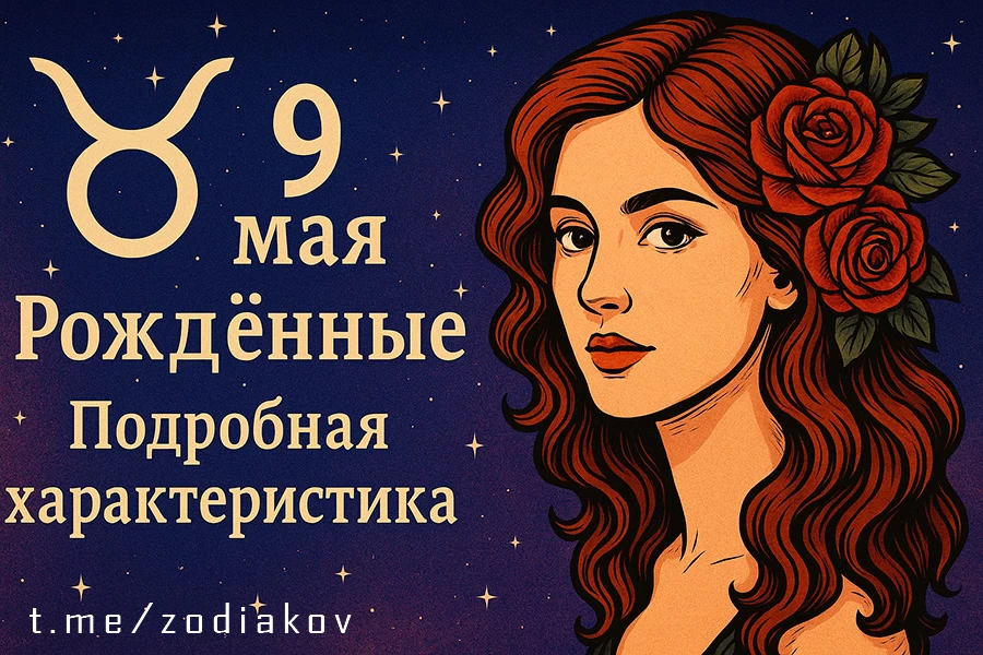 Подробная характеристика человека, родившегося 9 мая