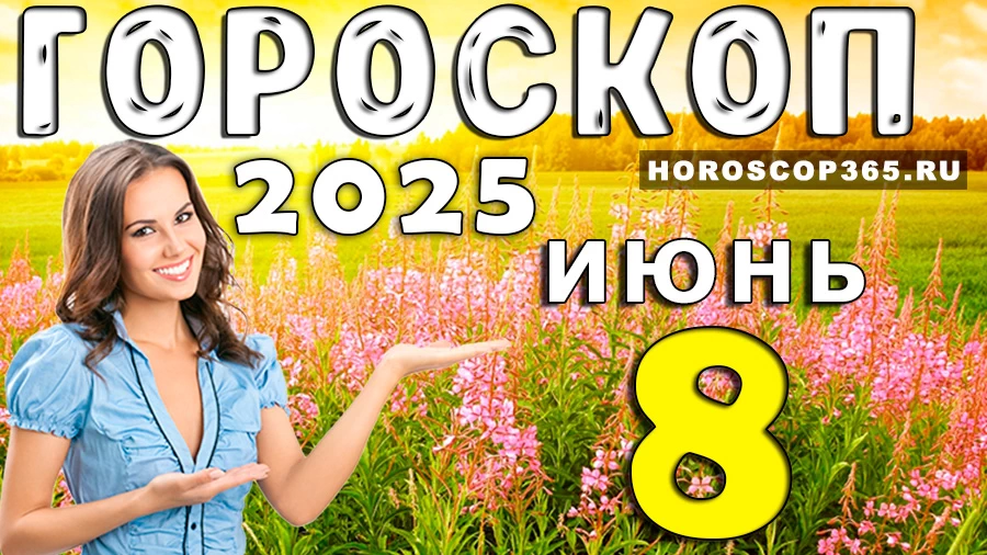 Гороскоп на 8 июня 2025 года