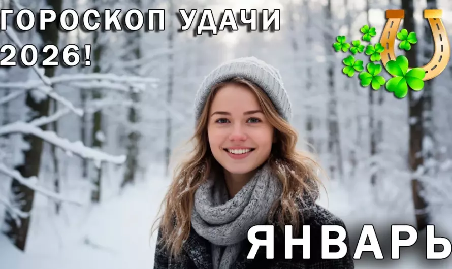 Гороскоп удачи на январь 2026: месяц судьбоносных решений и новых шансов ✨