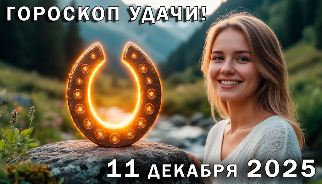 Гороскоп удачи на сегодня 11 декабря 2025