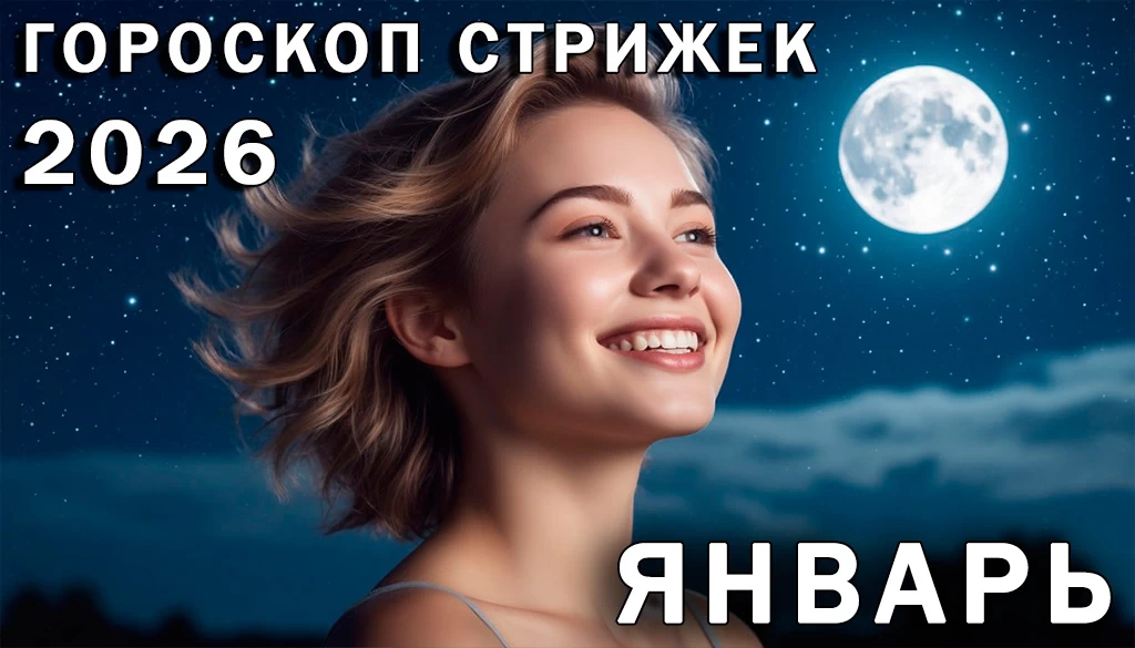 Лунный календарь стрижек на январь 2026