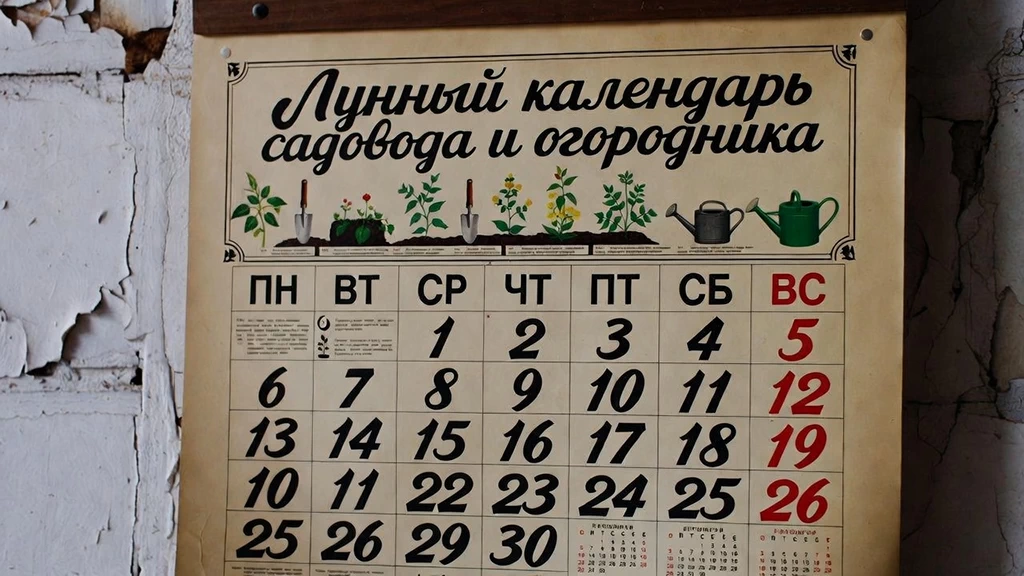 Лунный календарь садовода и огородника 2026