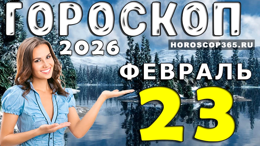 Гороскоп на 23 февраля 2026 года