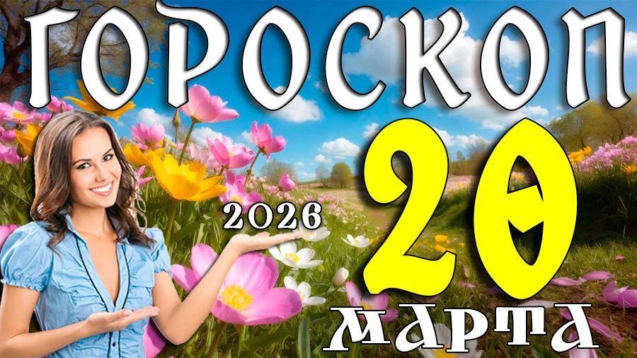 Гороскоп на 20 марта 2026 года