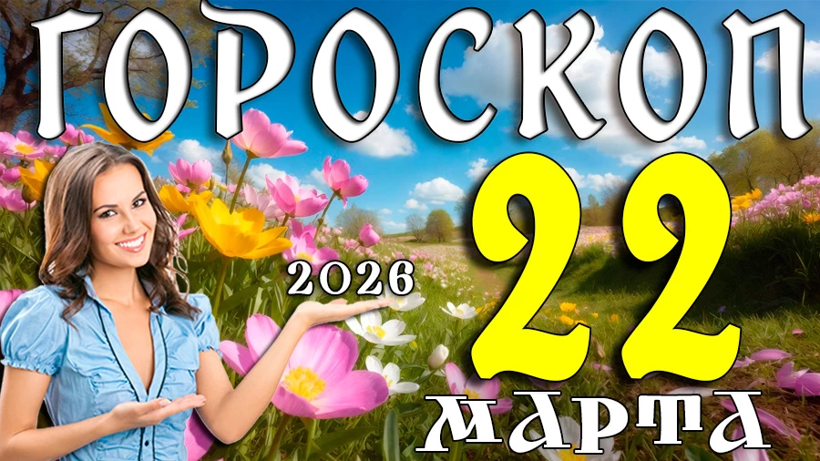 Гороскоп на 22 марта 2026 года