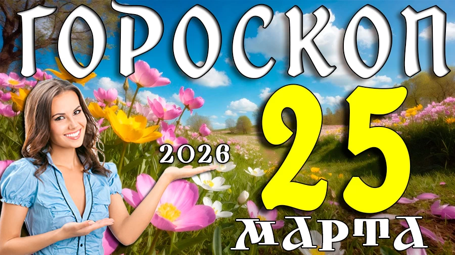 Гороскоп на 25 марта 2026 года