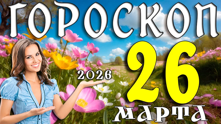 Гороскоп на 26 марта 2026 года