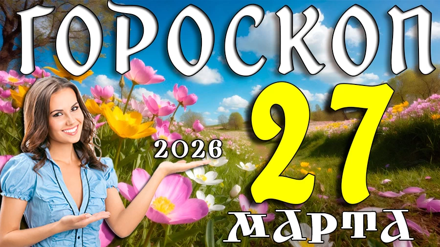 Гороскоп на 27 марта 2026 года