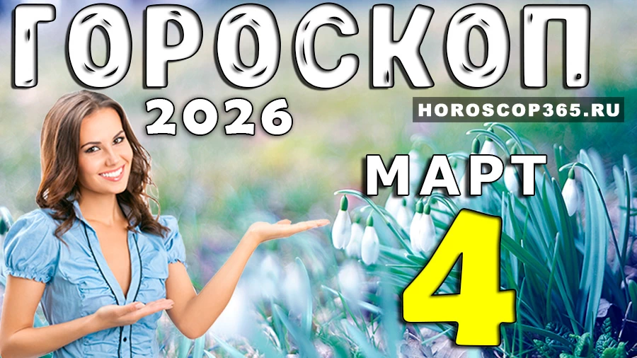 Гороскоп на 4 марта 2026 года