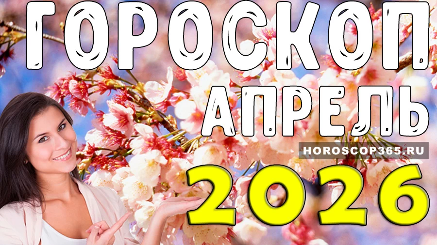 Гороскоп на апрель 2026 года
