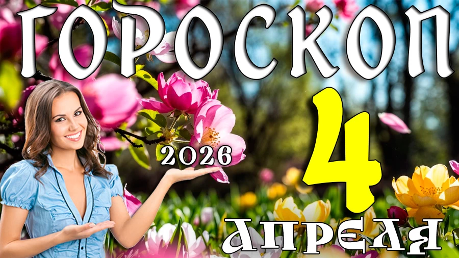Гороскоп на 4 апреля 2026 года