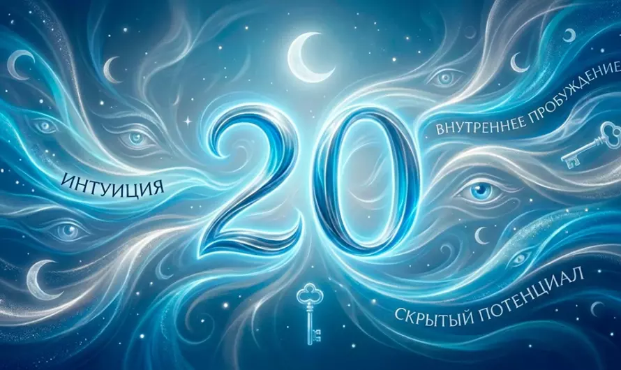 Значение числа 20 — тайный код судьбы и сила внутреннего пробуждения 🌙