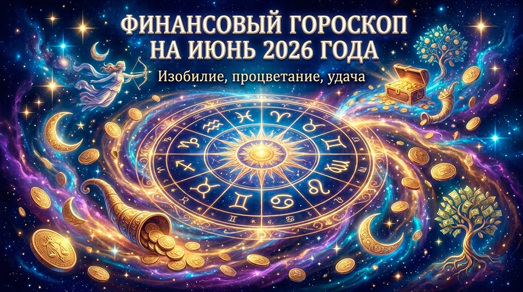 Финансовый гороскоп на июнь 2026