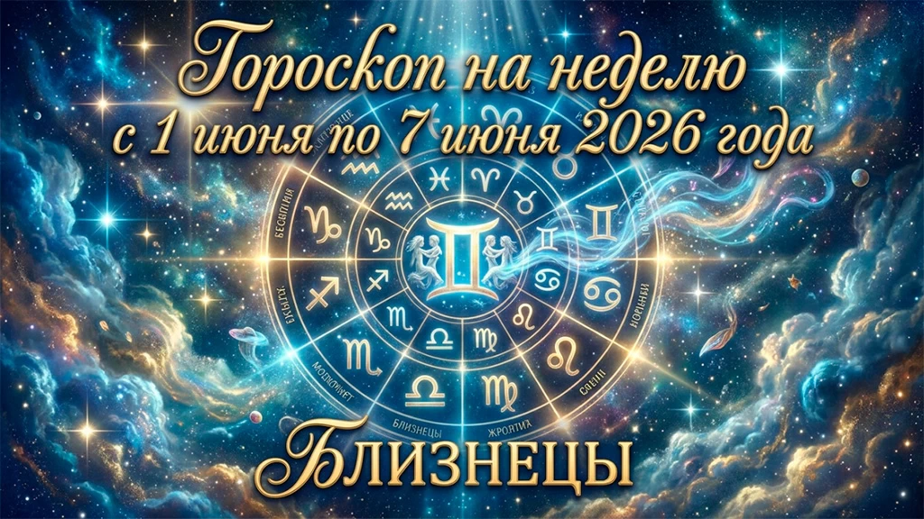 Гороскоп на неделю с 1 июня по 7 июня 2026 года