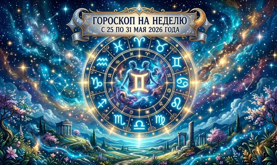 Гороскоп на неделю с 25 по 31 мая 2026: кого ждёт неожиданный подарок судьбы?