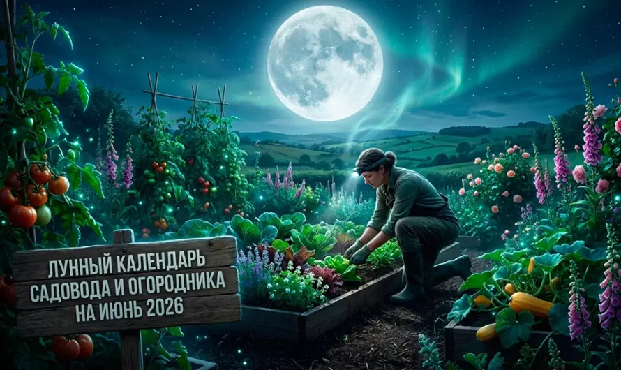 Лунный календарь садовода и огородника на июнь 2026: самые удачные дни для богатого урожая и цветущего сада