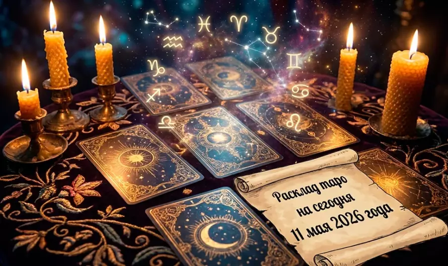 Расклад таро на сегодня 11 мая 2026 года 🔮 День сильных перемен и неожиданных подсказок судьбы