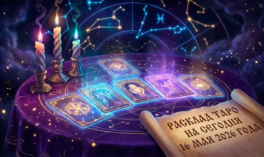 Расклад таро на сегодня 16 мая 2026 года 🔮 Какие тайны, знаки и неожиданные события приготовила судьба