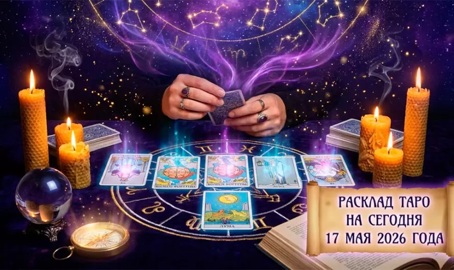 Расклад таро на сегодня 17 мая 2026 года 🔮 Какие перемены, тайны и судьбоносные встречи ждут вас сегодня