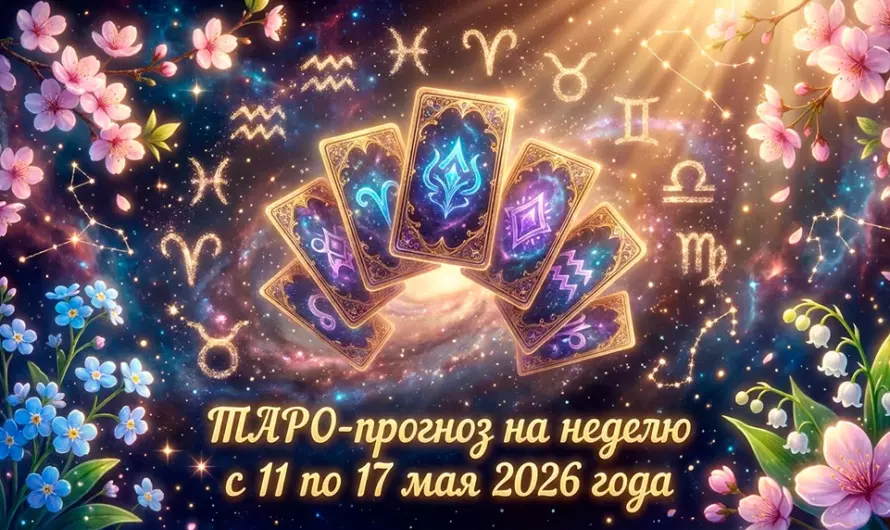 ТАРО-прогноз на неделю 11–17 мая 2026: судьба готовит неожиданности — любовь, перемены и важные знаки Вселенной