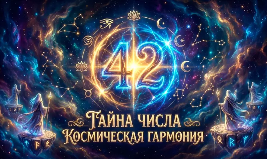 Значение числа 42 🔮 Почему эта цифра меняет судьбу и приводит к успеху