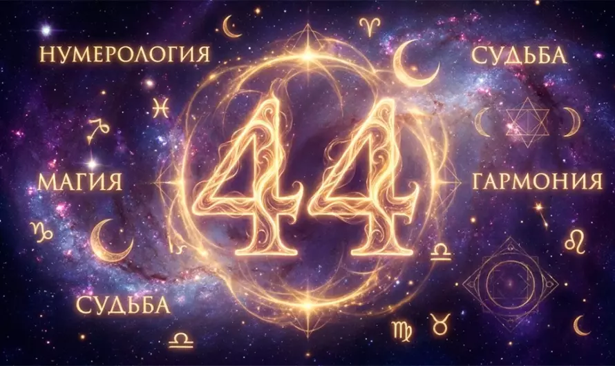 Значение числа 44 ✨ Почему эта цифра считается знаком силы, денег и судьбоносных перемен