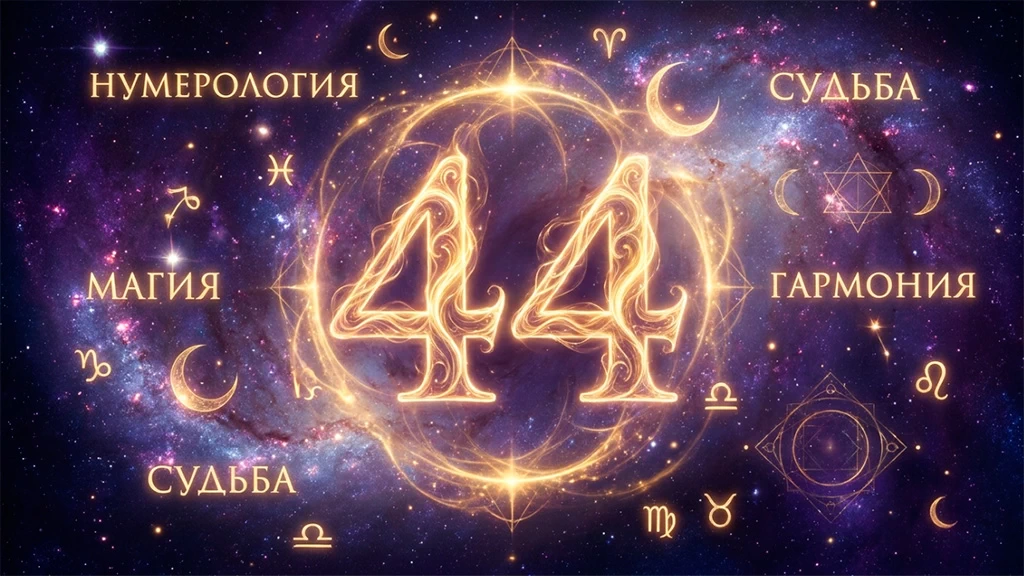 Значение числа 44