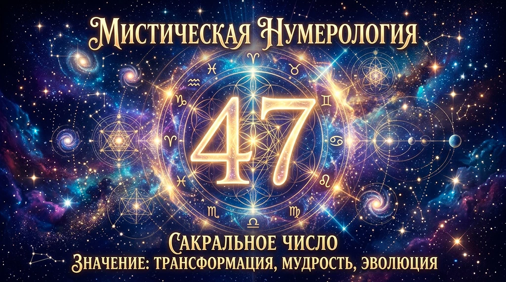 Значение числа 47
