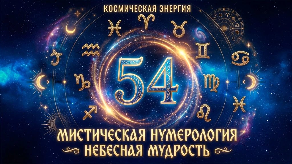 Значение числа 54