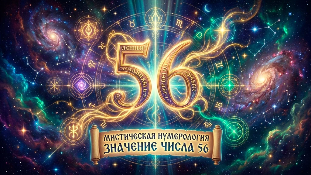 Значение числа 56