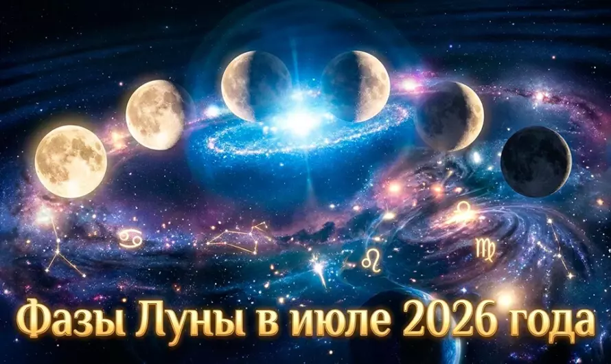 Фазы Луны в июле 2026 года: самые сильные дни месяца, которые могут изменить вашу удачу и судьбу
