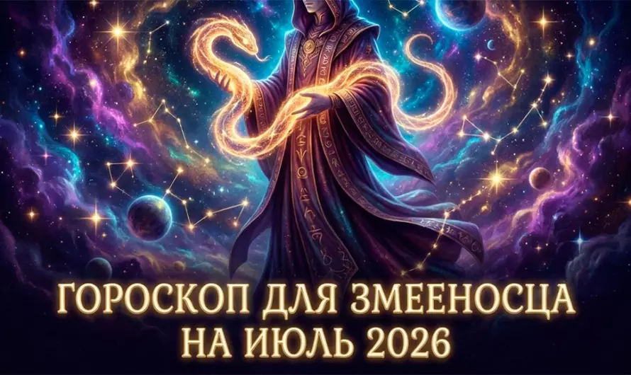 Гороскоп для Змееносца на июль 2026: месяц, который откроет тайную дверь к судьбе и большим переменам