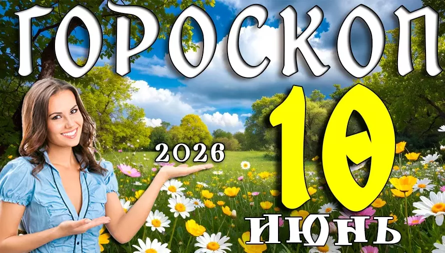 Гороскоп на 10 июня 2026 года ✨ День новых перспектив, удачных решений и неожиданных подарков судьбы