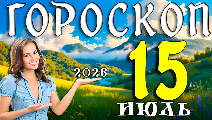 Гороскоп на 15 июля 2026 года 🌙 День ярких возможностей, неожиданных открытий и счастливых совпадений
