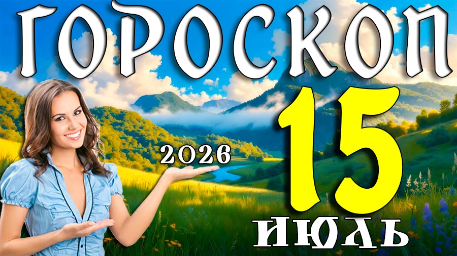 Гороскоп на 15 июля 2026 года