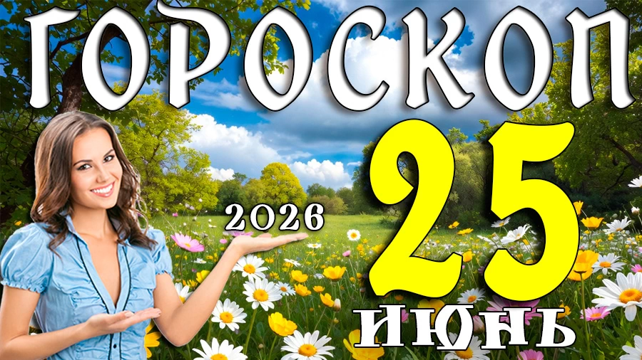 Гороскоп на 25 июня 2026 года