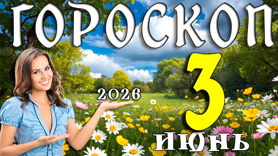 Гороскоп на 3 июня 2026 года