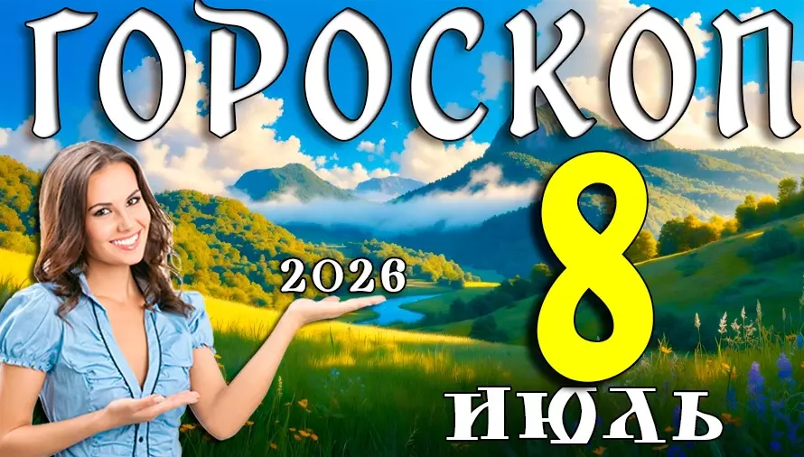 ✨ Гороскоп на 8 июля 2026 года: День неожиданных открытий, любви и важных решений