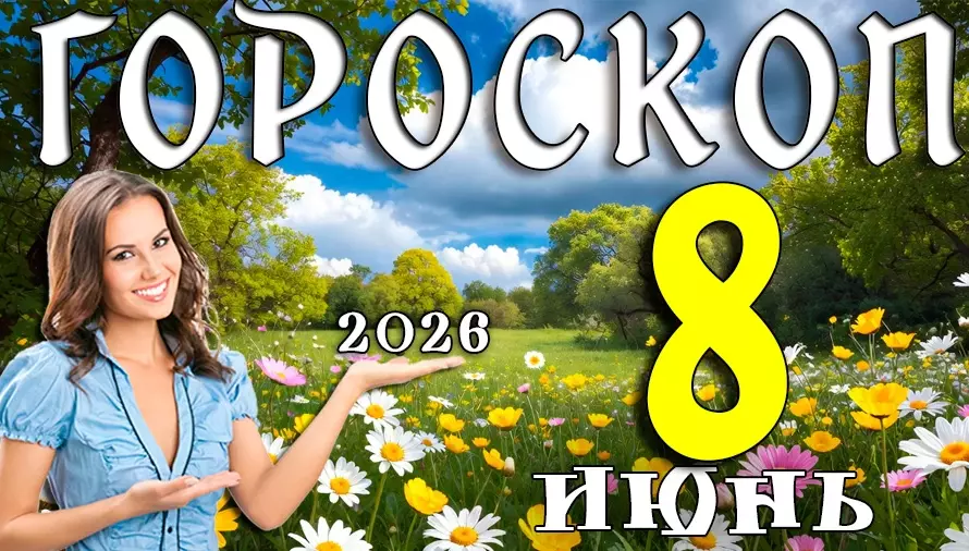 Гороскоп на 8 июня 2026 года ✨ День неожиданных возможностей, ярких встреч и важных решений