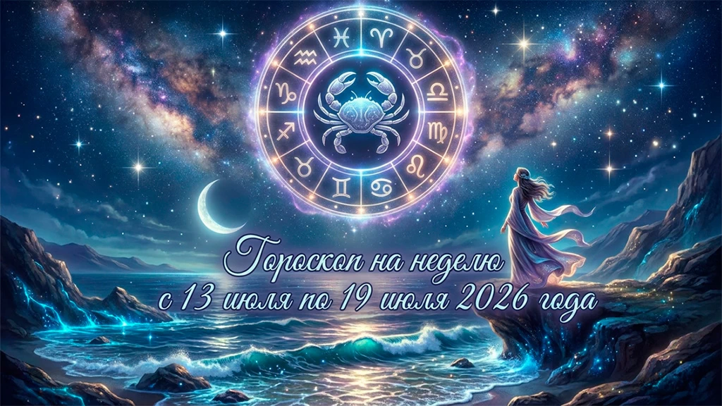 Гороскоп на неделю с 13 июля по 19 июля 2026 года