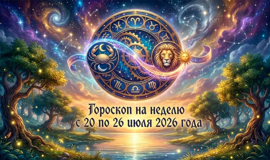 Гороскоп на неделю с 20 по 26 июля 2026: Кто окажется на пороге больших перемен?