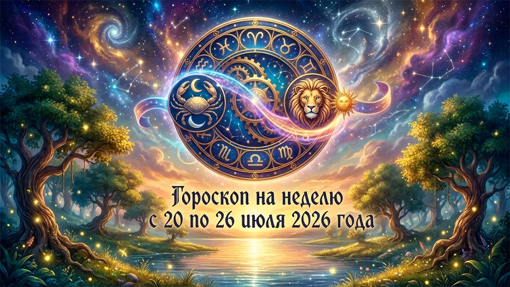 Гороскоп на неделю с 20 июля по 26 июля 2026 года