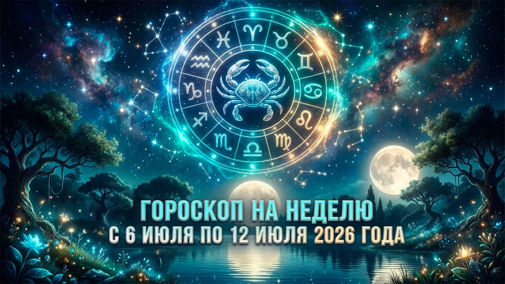 Гороскоп на неделю с 6 июля по 12 июля 2026 года