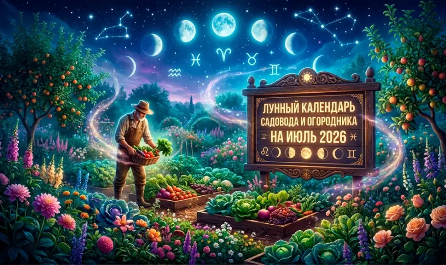 Лунный календарь садовода и огородника на июль 2026: самые урожайные дни месяца, которые нельзя пропустить