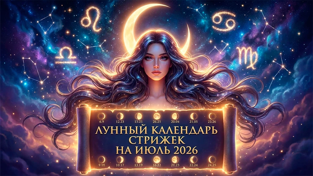 Лунный календарь стрижек на июль 2026
