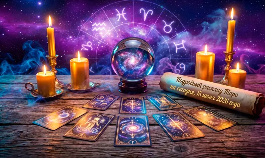🔮 Подробный расклад Таро на сегодня 15 июня 2026 года: какие сюрпризы и подсказки судьбы ждут ваш знак зодиака