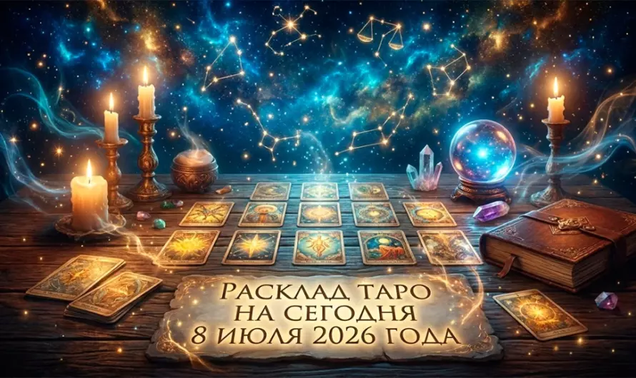 🔮 Подробный расклад Таро на сегодня 8 июля 2026 года: судьбоносные подсказки карт для любви, денег и удачи